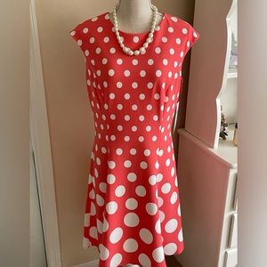 London Times Polka Dot Dress